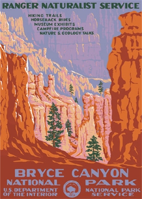 Bryce Canyon Official WPA Poster