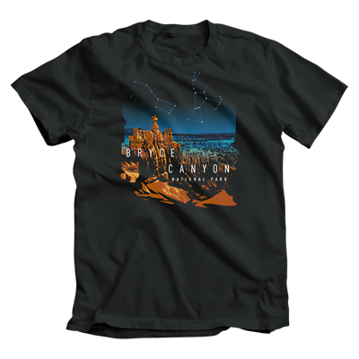 Bryce Canyon Official Night Sky Short Sleeve T-Shirt