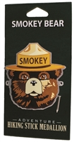 Smokey Bear Hiking Stick Medallion