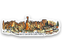 Bryce Canyon Panorama Sticker