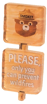 Smokey Bear Acrylic Magnet