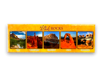 Utah Rocks 1"X5" panoramic Badge Magnet