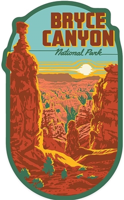 Bryce Canyon Die Cut Sticker