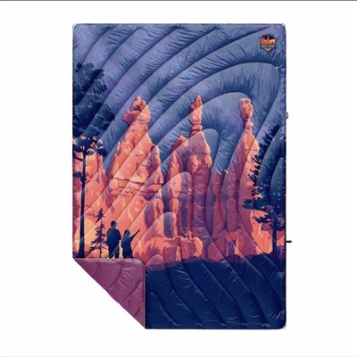 Bryce Canyon Night Sky Rumple Puffy Blanket