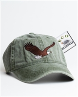 Embroidered Eagle Baseball Cap