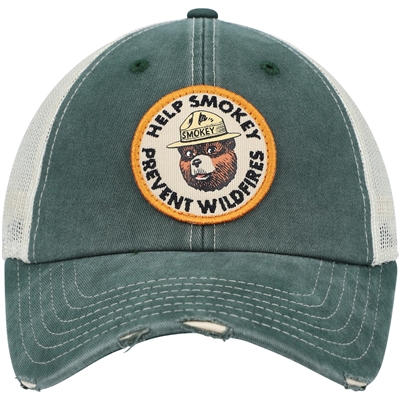 Smokey Bear Distresssed Snapback Hat