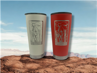 16oz Tumbler with slide Lid and Bryce Canyon Etching