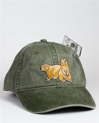 Embroidered Prairie Dog Baseball Cap