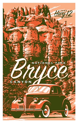 Bryce Canyon Scenic Hwy 12 Sticker
