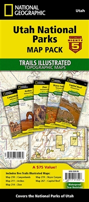 Utah National Parks Map Pack - The Mighty Five