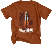 Bryce Canyon Hoodoo Wash WALL STREET T-Shirt