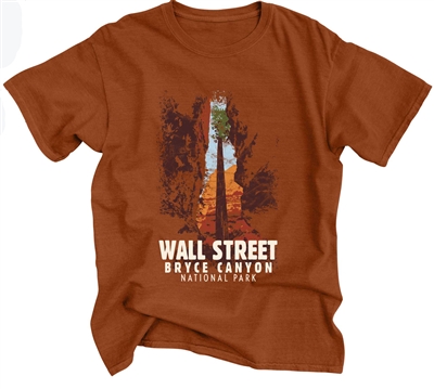 Bryce Canyon Hoodoo Wash WALL STREET T-Shirt