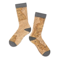 Bryce Canyon National Park Map Socks