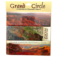 Bryce, Zion & Grand Canyon Panoramic Magnet 3 Pack