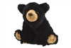 8" Stuffed Black Bear Animal