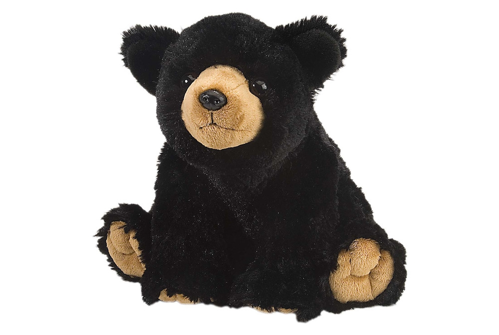 big stuffed black bear