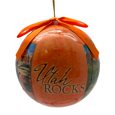 Utah Rocks Christmas Ornament
