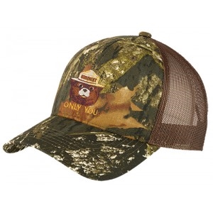 Smokey Embroidered Camo Trucker Hat