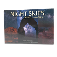 Night Skies of Utah's National Parks Postcard Book