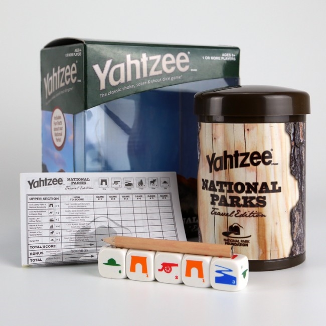 New National Parks Travel Edition Dice Game Free Shipping Details about   USAopoly: YAHTZEE 
