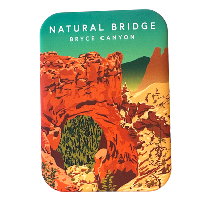 Natural Bridge soft-touch magnet