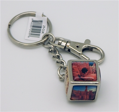 Bryce Canyon Cube Keychain