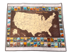 National Park Map Finished Travel Quilt