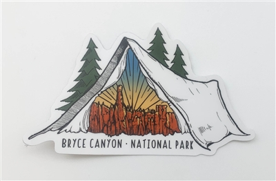 Bryce Canyon Wild Tribute Tent Sticker