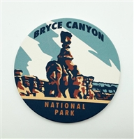 Bryce Canyon Retro Ceramic Coaster