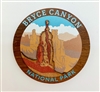 Bryce Canyon Round Wood Magnet