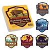 National Parks 63-Piece Emblem Sticker Set