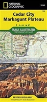 Cedar City Markagunt Plateau National Geographic Map #702