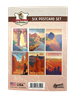 Bryce - Zion Retro Ranger Six Postcard Collection