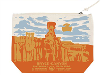 Bryce Canyon Recycled Canvas Zip Pouch