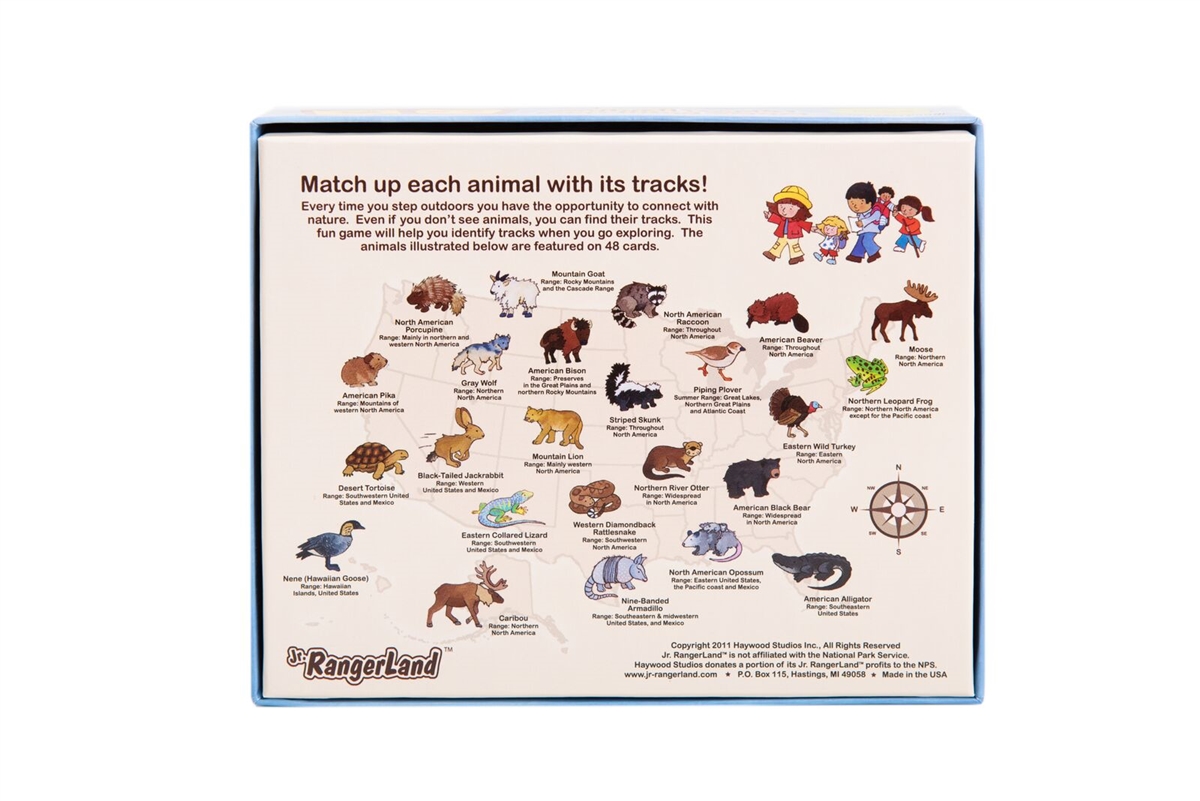 Animal Tracks Matching Game Animal Tracks Matching Game