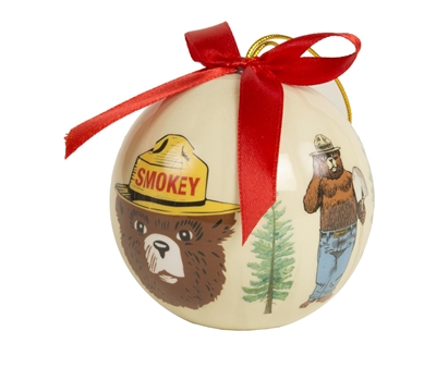 Smokey Bear Christmas Ornament