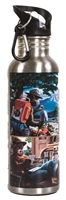 Smokey Bear Water Bottle, Stainless Steel