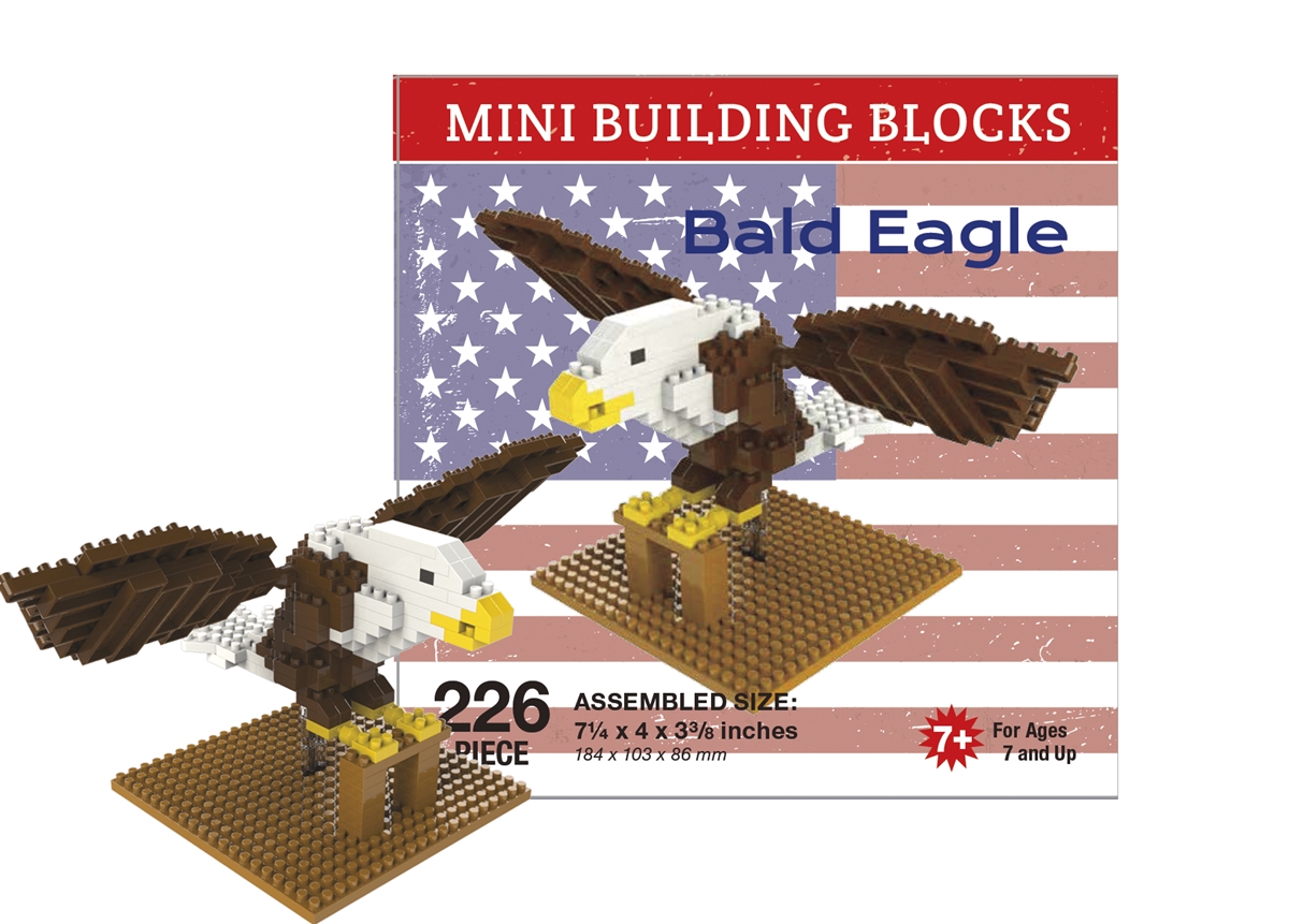 Bald Eagle Nanoblock Miniature Building Blocks NBC 138 