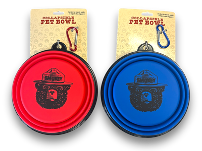 Smokey Bear Collapsible Pet Bowl