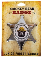 Smokey Bear Sheriff Badge Pin