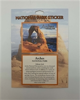 Arches National Park Passport Sticker