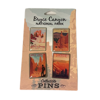 Bryce Canyon 4 Pack Retro Ranger Collectible Pins