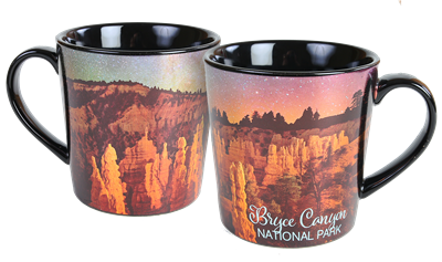Bryce Canyon - Fairyland "Night Sky" 18oz Foil Java Mug