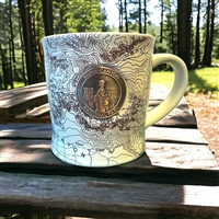 Bryce Canyon Topographic Map Mug