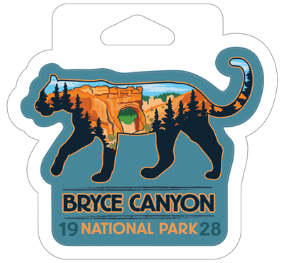 Mountain Lion/ Natural Bridge Sticker