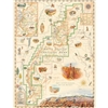 Bryce Canyon Hand Drawn Map Poster
