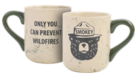 Smokey Bear Marble Mug