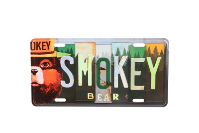 Smokey Bear License Plate