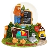 Smokey Bear Hand Painted Resin Snow Globe