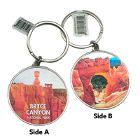Bryce Canyon Foil Coin Keychain